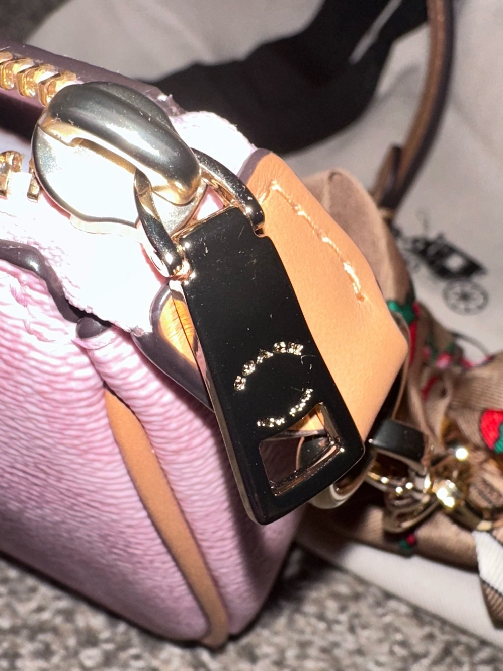 Coach Powder Pink Nolita 19 - Picture 6 of 7